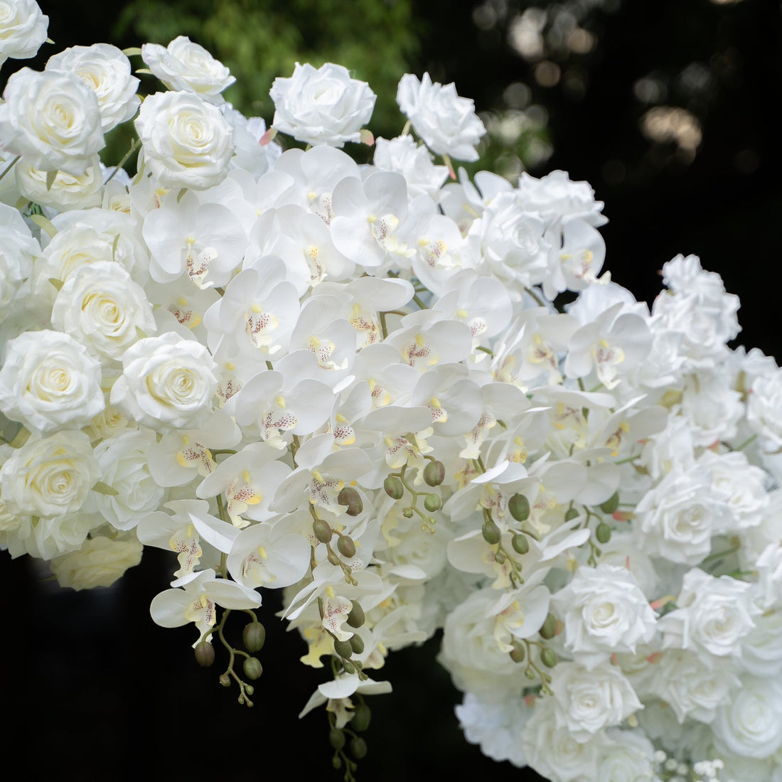 TOTEN AR021 Circle Shape Artificial Flower Arch for Wedding&Events to Decoration