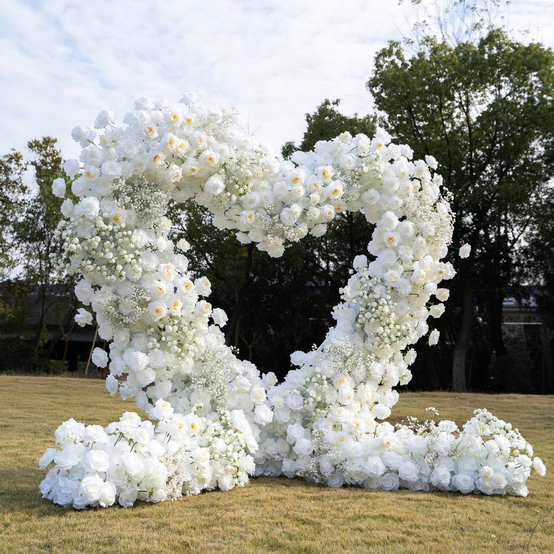 TOTEN AR030 Artificial Flower 2.2*2.2m Arch for Wedding&Events Decor