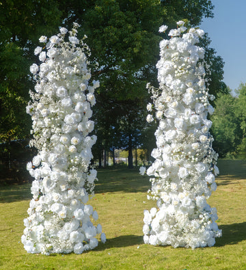 TOTEN AR027 Background Artificial Flower 2.2*2.2m Arch for Wedding&Events Decor