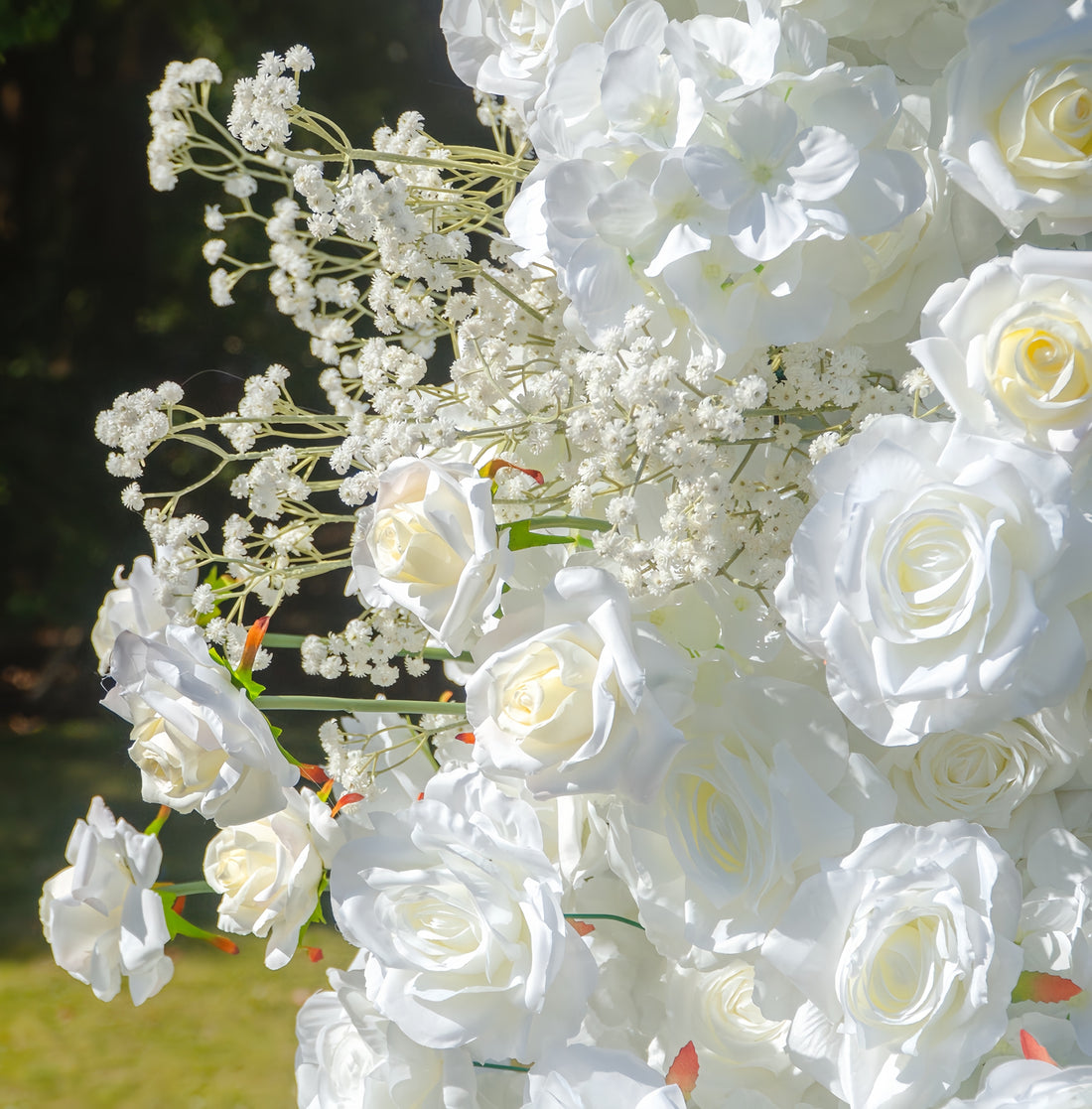 TOTEN AR027 Background Artificial Flower 2.2*2.2m Arch for Wedding&Events Decor