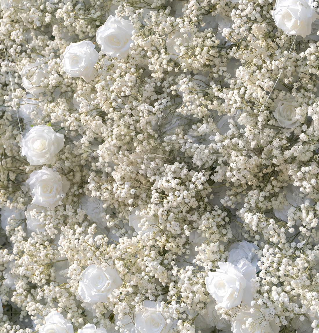 TOPTEN FW015 Artificial Flower Wall 8*8ft for Wedding Party Event Decoration