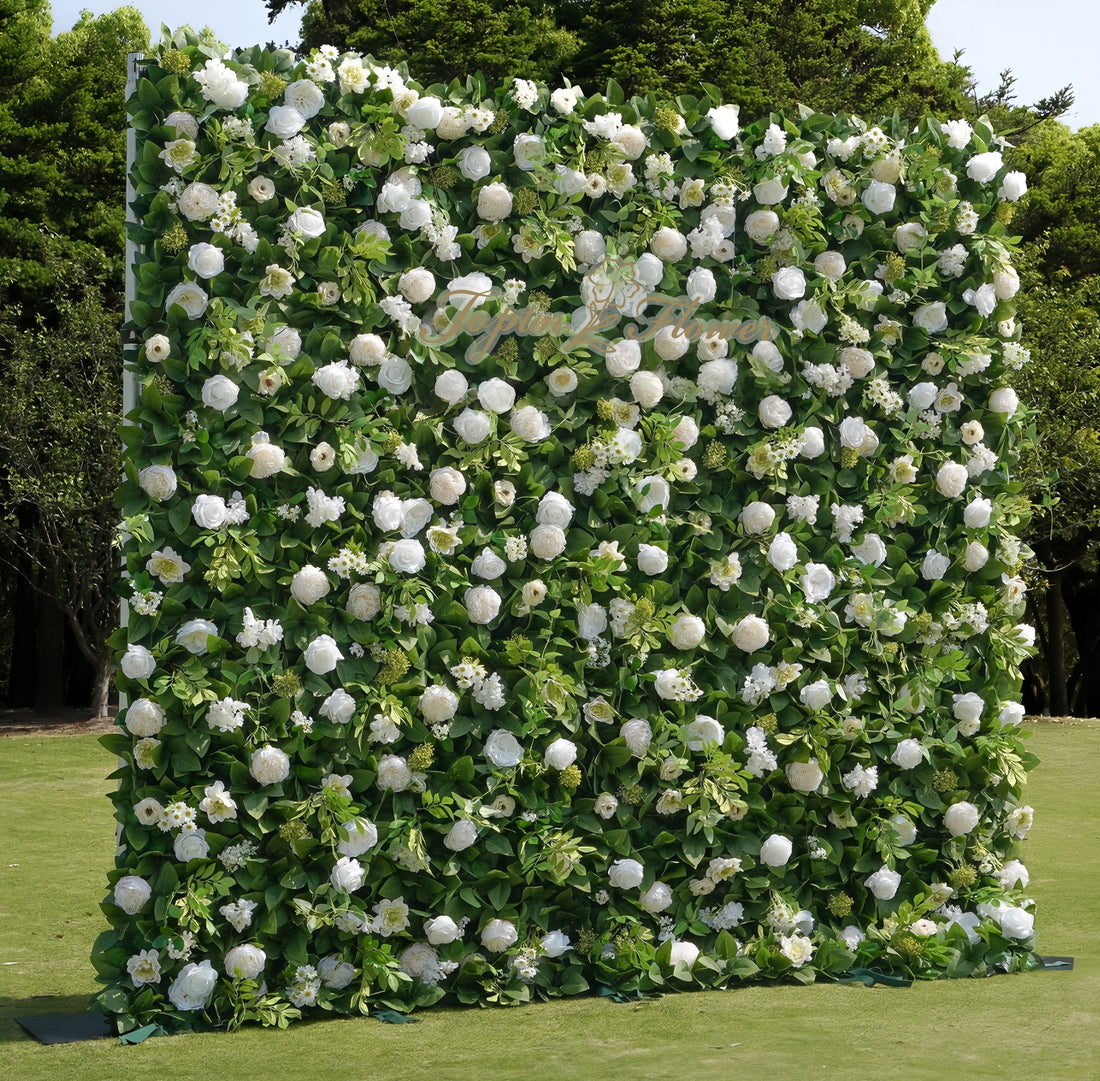 TOPTEN FW014 Artificial Flower Wall 8*8ft for Wedding Party Event Decoration