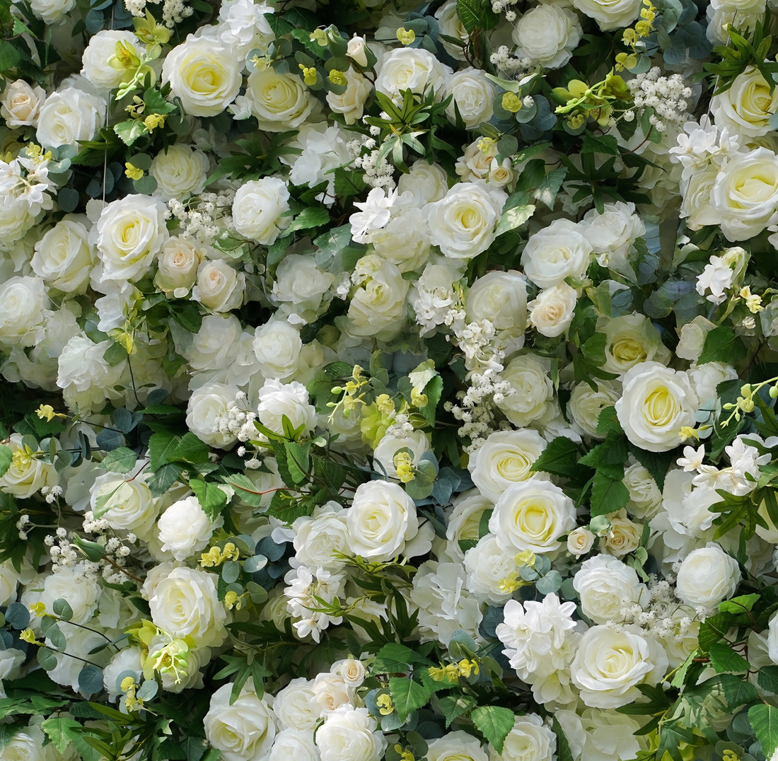 TOPTEN FW016 Artificial Flower Wall 8*8ft for Wedding Party Event