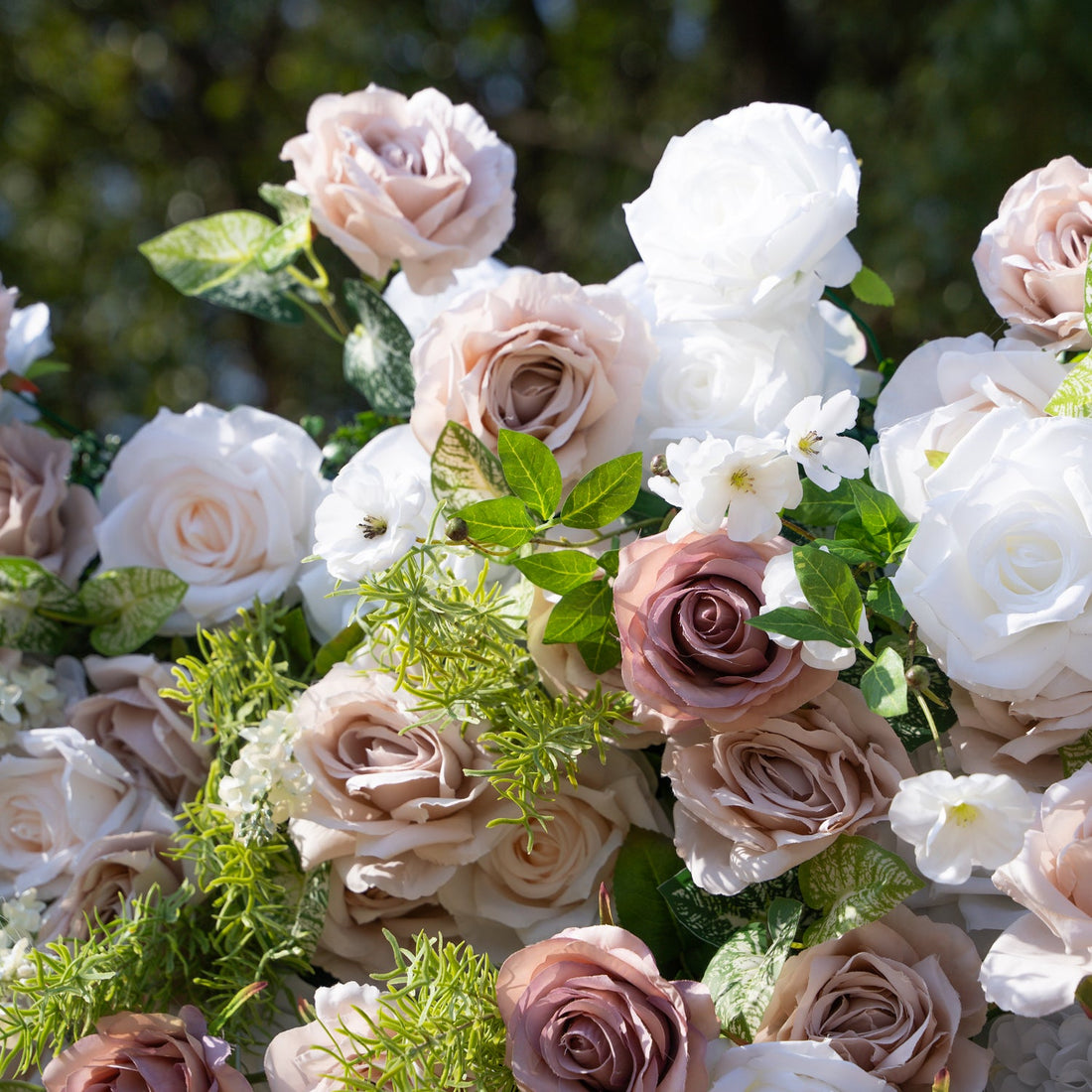 TOPTEN FW022 Artificial Flower Wall 8*8ft for Wedding Party Events Decoration