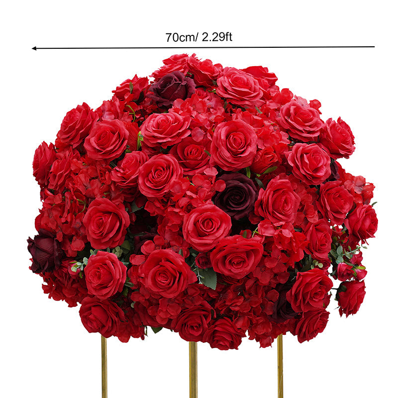 TOPTEN FB017 Artificial Flower Centerpiece for Wedding Event Decoration