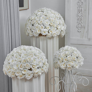 TOPTEN FB035 Artificial Flower Centerpiece for Wedding&Event Decoration