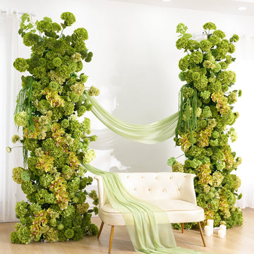 TOPTEN BG004 artificial flower aisle for wedding event decoration