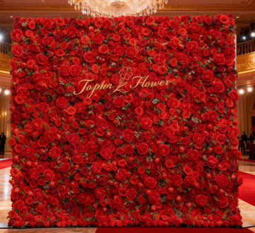 TOPTEN FW025 Artificial Flower Wall 8*8ft for Wedding Party Events Decoration